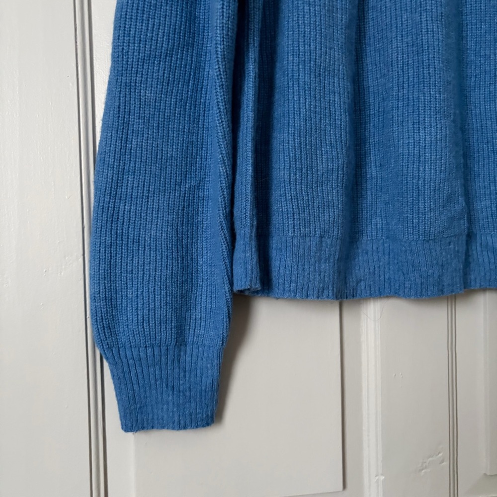 J. Crew Fair Isle Sweater in Blue and Cream - Picture 6 of 10